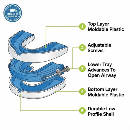 VisalSleep Adjustable Anti-Snoring Mouthpiece